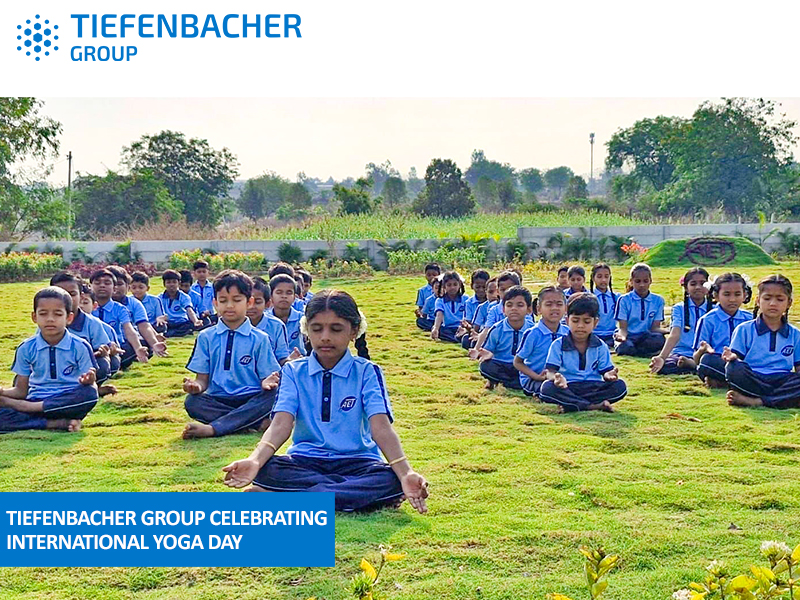 Tiefenbacher Group Celebrating International Yoga Day